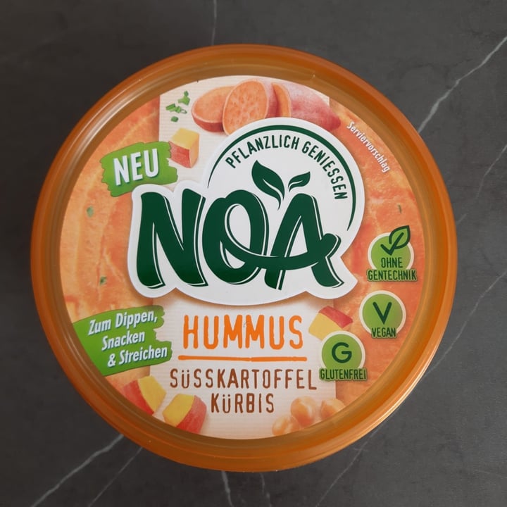 photo of Noa Hummus Kürbis Süßkartoffel shared by @wondervegan on  28 Apr 2021 - review