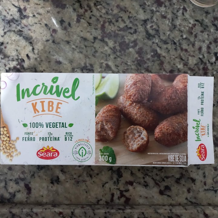 photo of Incrível - Seara Kibe vegetal shared by @myrella on  14 Jul 2022 - review