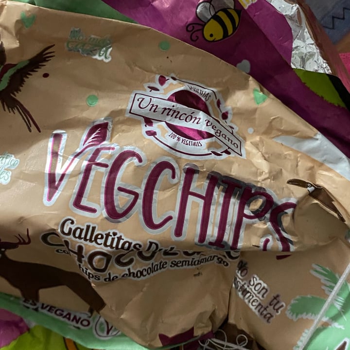 photo of Un Rincón Vegano Vegchips Galletitas Dulces sabor Chocolate shared by @consueloramirezz on  06 May 2021 - review