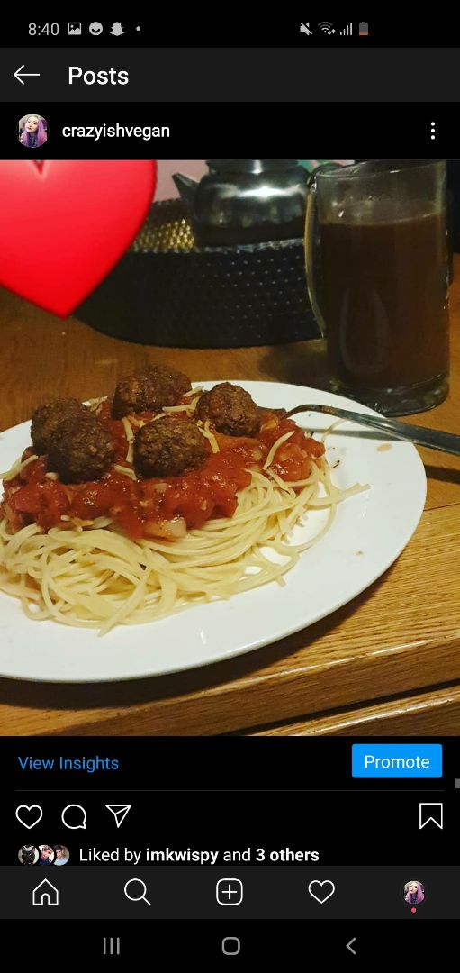 photo of ASDA Meat balls shared by @crazyishvegan on  31 Mar 2020 - review