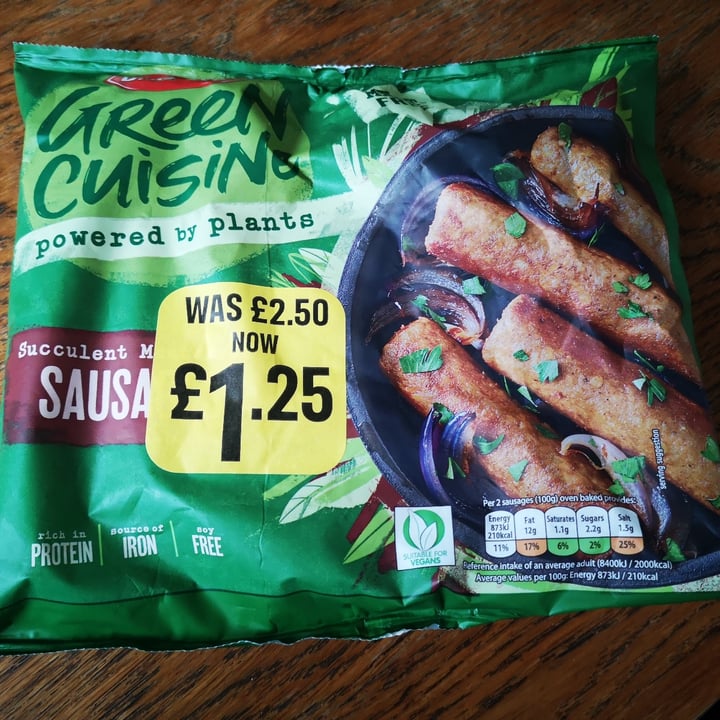photo of Findus Succulent Meat-Free Sausages shared by @yumustaine on  06 Feb 2021 - review