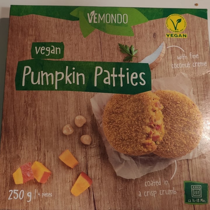 review photo of Vemondo Pumpkin Patties shared by @celiaveglove on 13 Mar 2022 - review