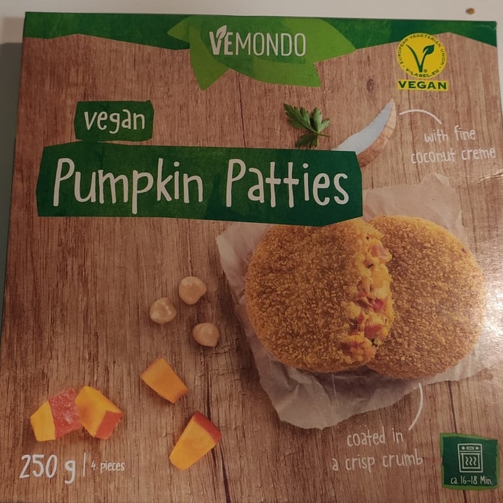 photo of Vemondo Pumpkin Patties shared by @celiaveglove on  13 Mar 2022 - review