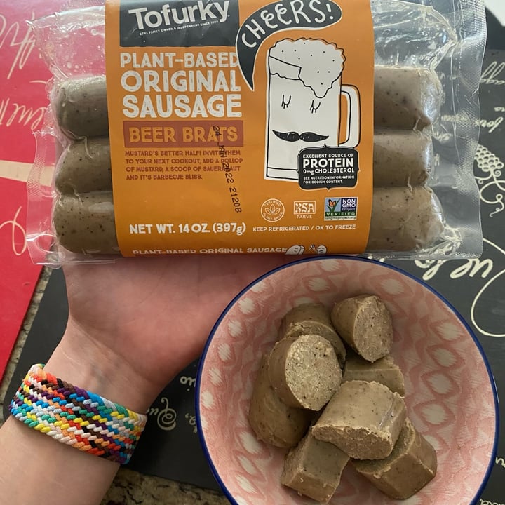 photo of Tofurky Original Sausage Beer Brats shared by @shizomaru on  13 Oct 2021 - review