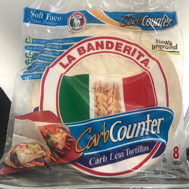 photo of La Banderita Carb Counter Wraps shared by @ohde101 on  06 Dec 2020 - review