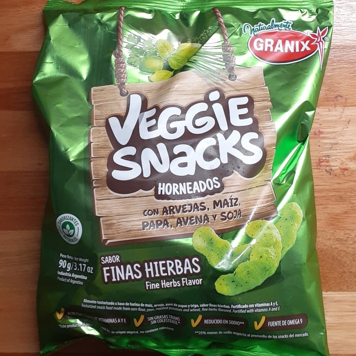 photo of Granix Veggie Snacks Horneados Finas Hierbas shared by @julebellot on  24 Jan 2021 - review