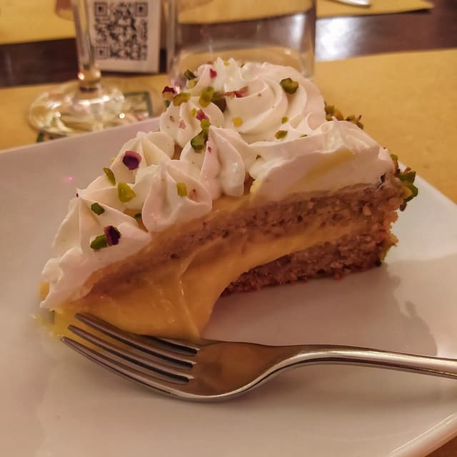「Torta alla crema」の料理の写真