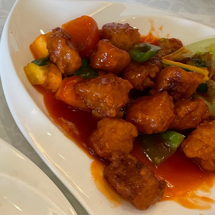 photo of Greenland Vegetarian Restaurant Sweet And Sour Pork shared by @applepancakes on  03 Jan 2022 - review