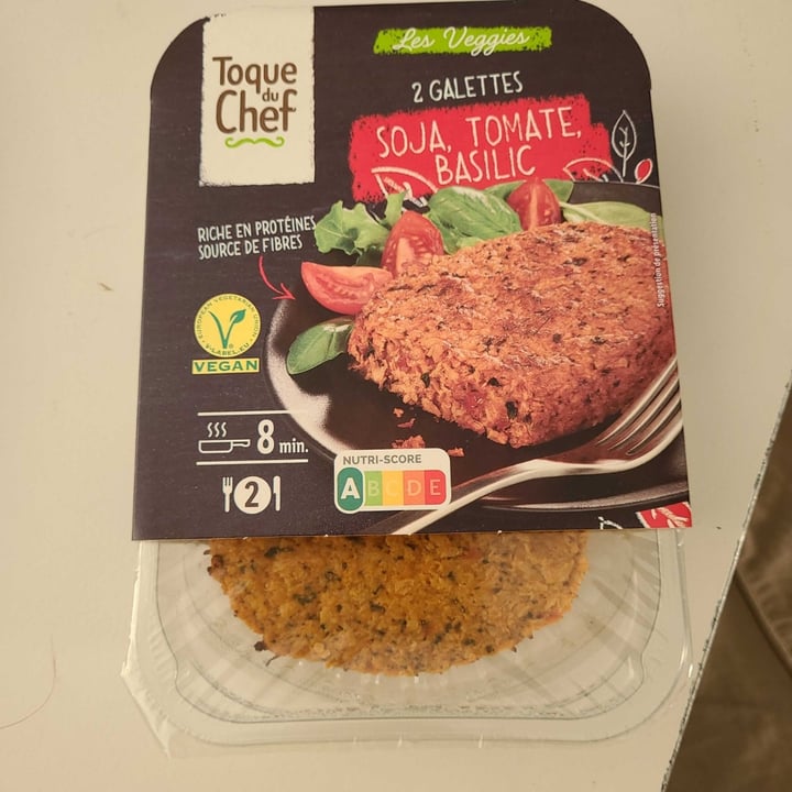 photo of Toque du chef Galettes soja tomate basilic shared by @edlaherculano on  13 May 2022 - review