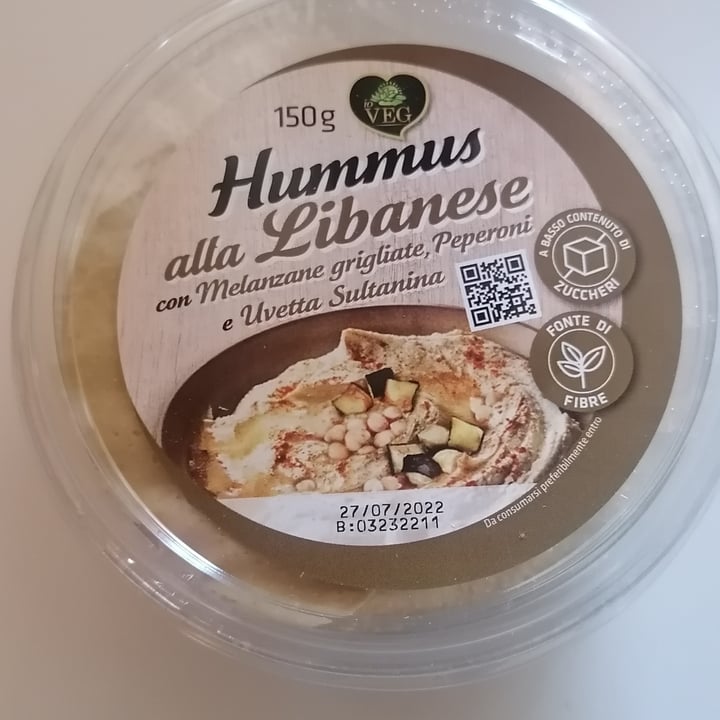 photo of ioVEG hummus alla libanese shared by @amaggica on  29 Jun 2022 - review
