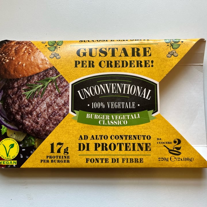 photo of Unconventional Burger Vegetale Classico - Classic Burger shared by @francescarosa on  12 Oct 2022 - review