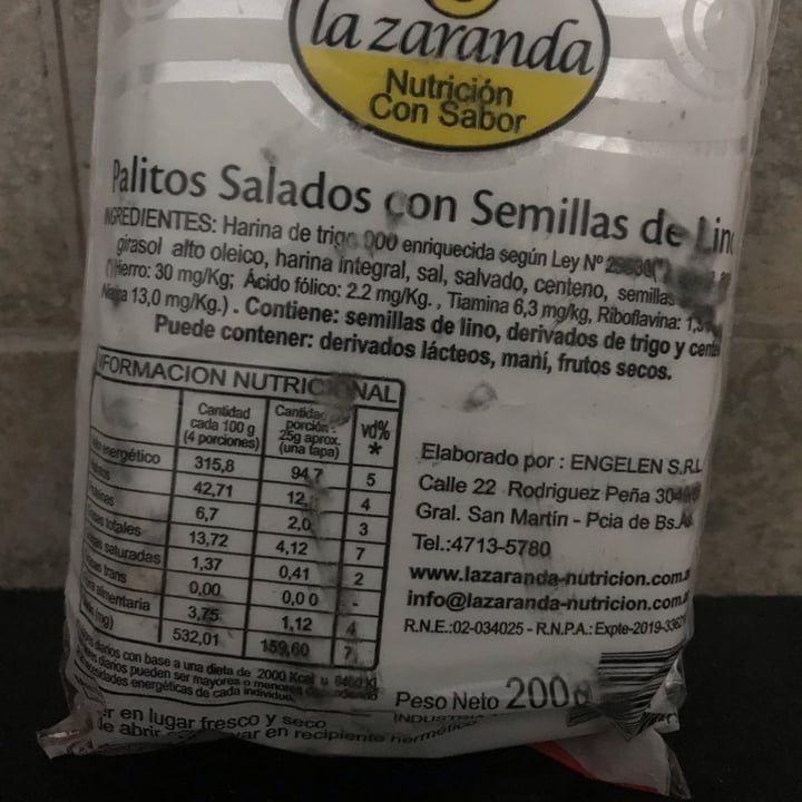 photo of La Zaranda Palitos salados shared by @guadacampo on  02 Oct 2022 - review