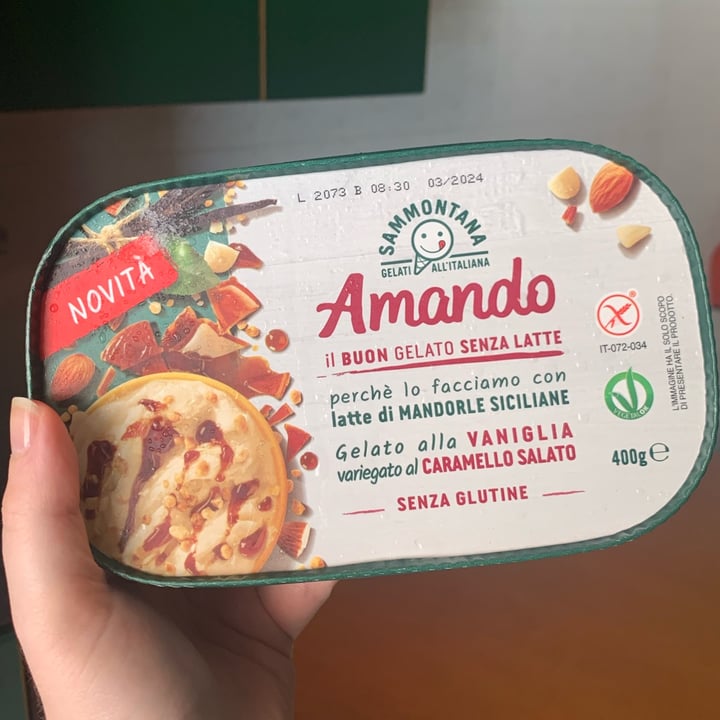 review photo of Sammontana Amando Gelato Alla Vaniglia Vatiegato al Caramello Salato shared by @itsmandarine on 30 Jun 2022 - review
