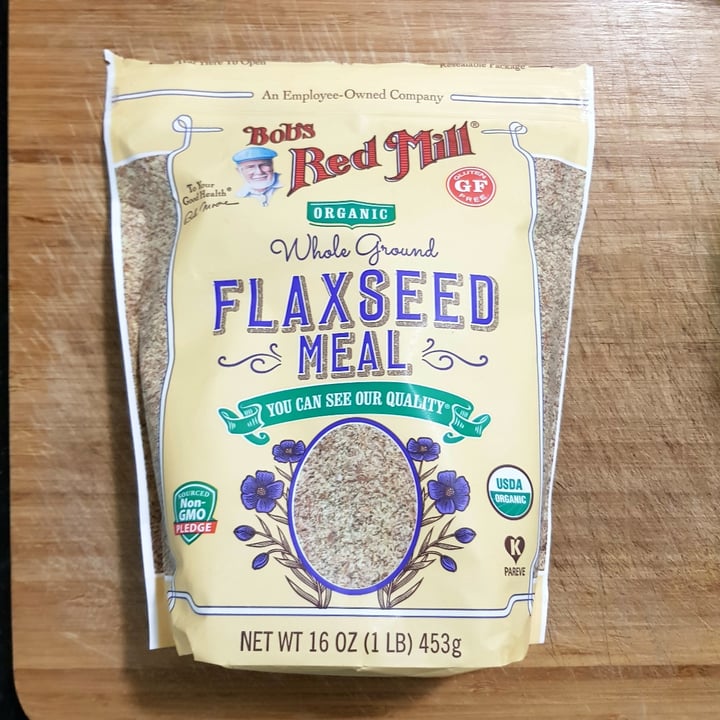 photo of Bob's Red Mill Organic Whole Ground Flaxseed Meal shared by @veganfoodreviewer on  29 Dec 2021 - review