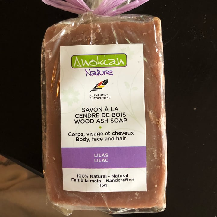 photo of anokian nature savon à la cendre de bois shared by @verovege on  03 Nov 2021 - review