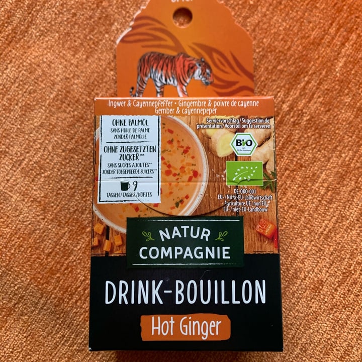 photo of Natur Compagnie Sopa instantanea Hot ginger shared by @slovenianveganfinds on  10 May 2022 - review
