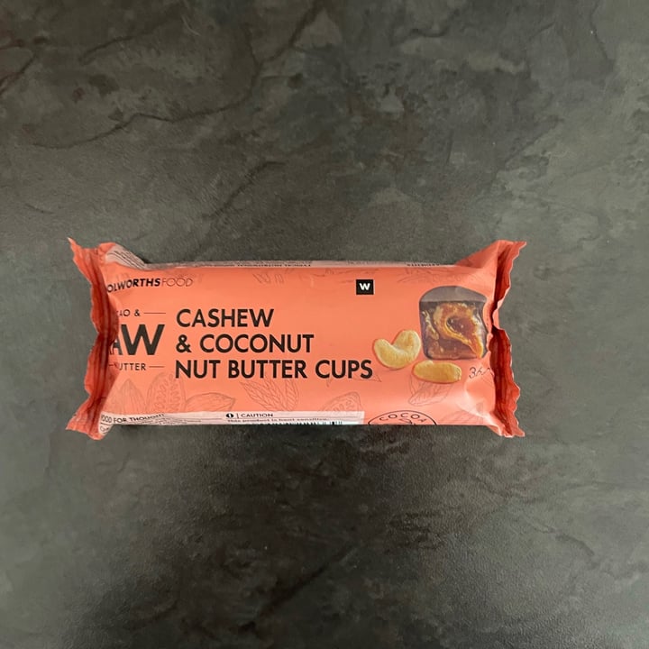 photo of Woolworths Food Raw Cashew and Coconut Nut Butter Cups shared by @theleafeaters on  30 Jun 2021 - review