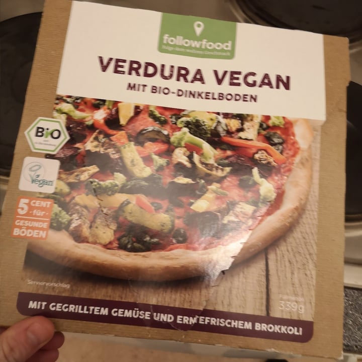 photo of Followfood Verdura Vegan Pizza shared by @timmibeu on  26 Feb 2021 - review