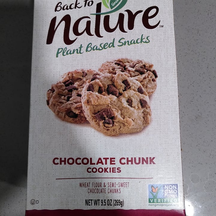 photo of Back to Nature  chunky chocolate chip cookies shared by @maffi1810 on  01 Dec 2022 - review