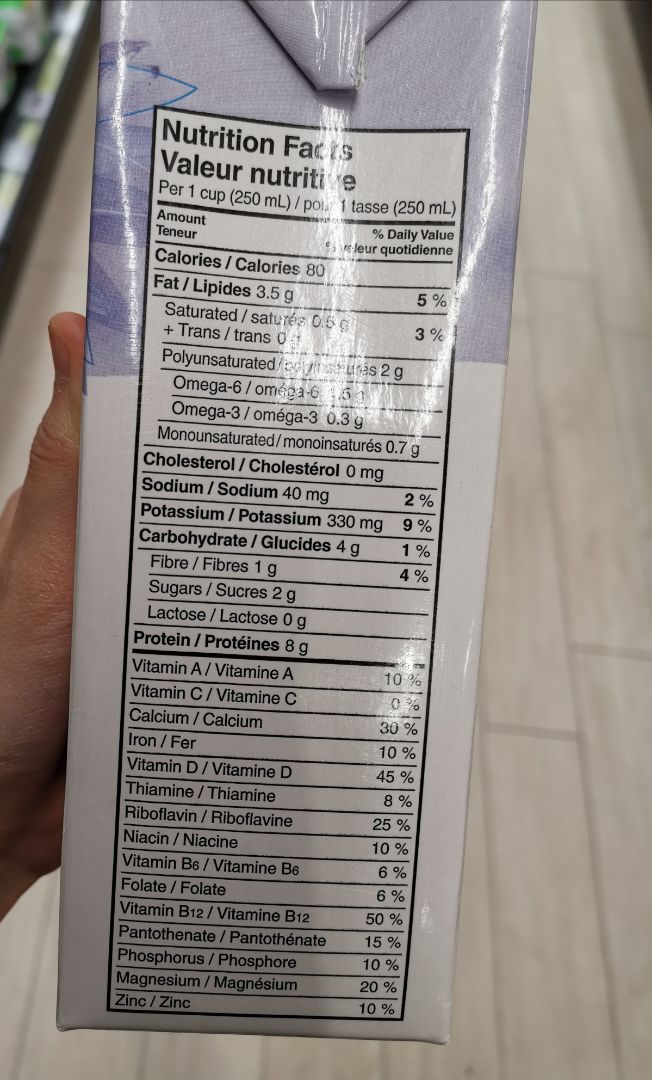 photo of Natura Mc Unsweetened Organic Soy Beverage shared by @plantiful on  24 Aug 2019 - review
