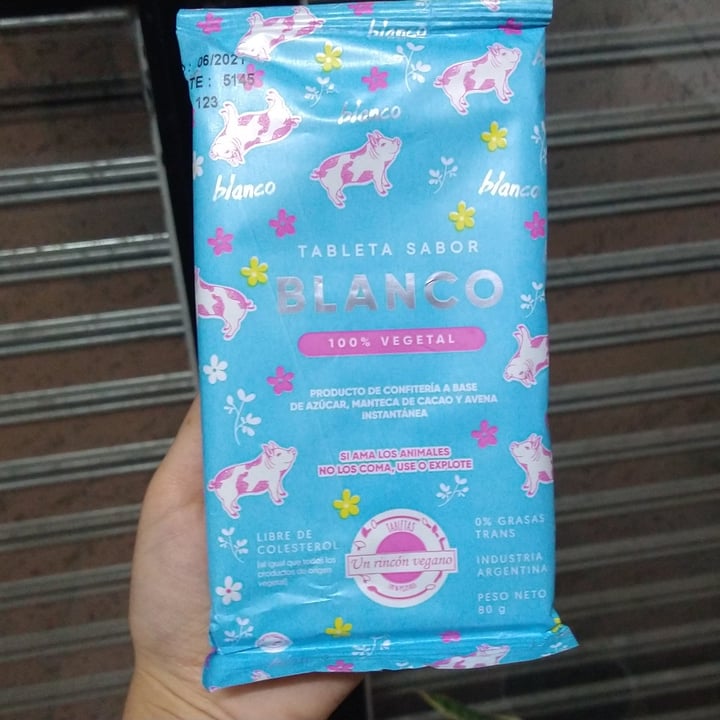 photo of Un Rincón Vegano Tableta Sabor Blanco Clasico shared by @johanna91 on  19 Sep 2020 - review