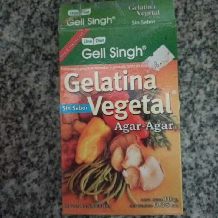 photo of Gell Singh Gelatina Vegetal shared by @tamaraneira on  30 Jul 2020 - review