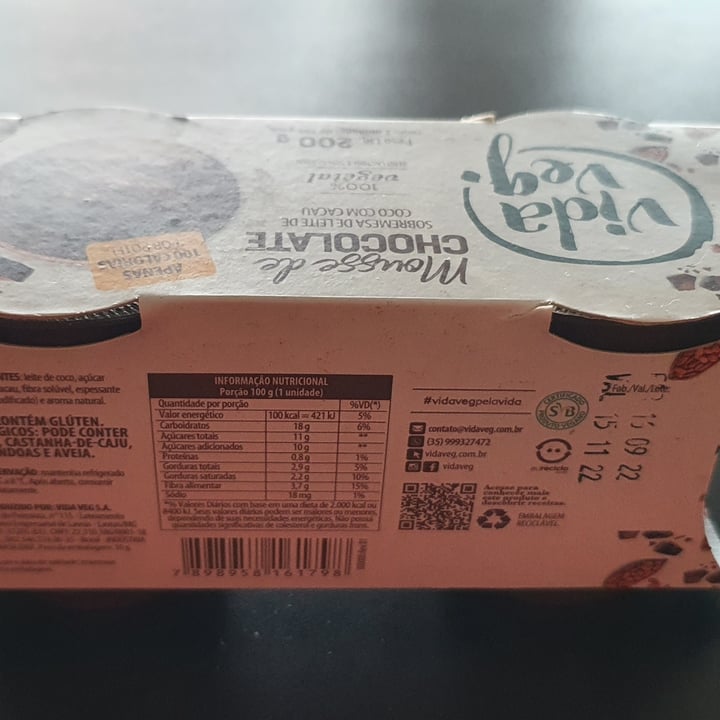 review photo of Vida Veg chocolate shared by @katiabud on 06 Oct 2022 - review