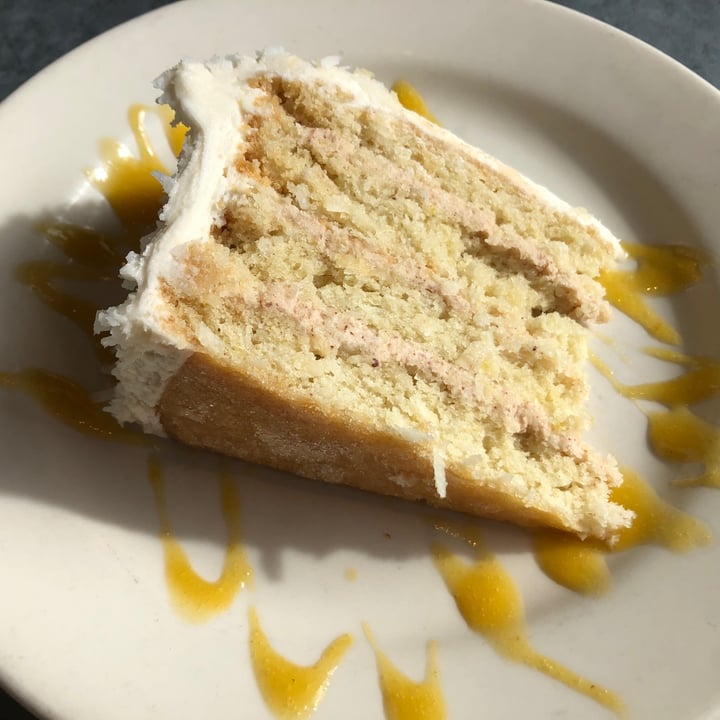 review photo of Cafe Flora Coconut cake shared by @ajargy on 30 Apr 2020 - review