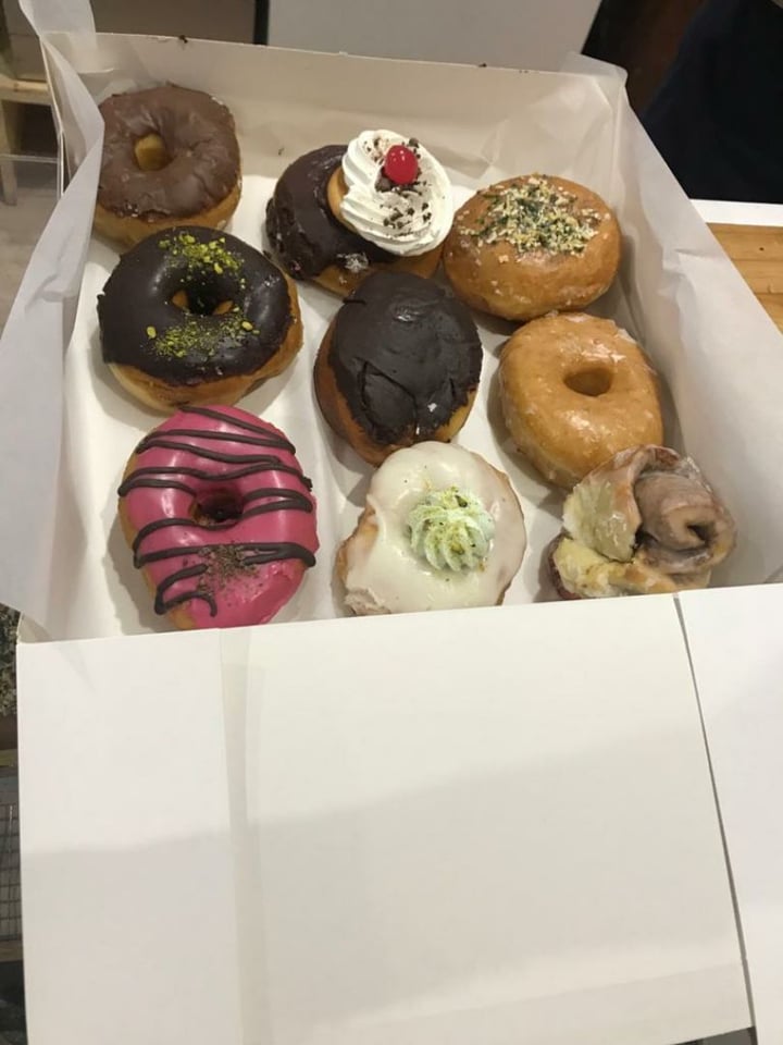photo of Delish Vegan Doughnuts Donuts shared by @tomatoandpotatovegan on  14 Mar 2020 - review