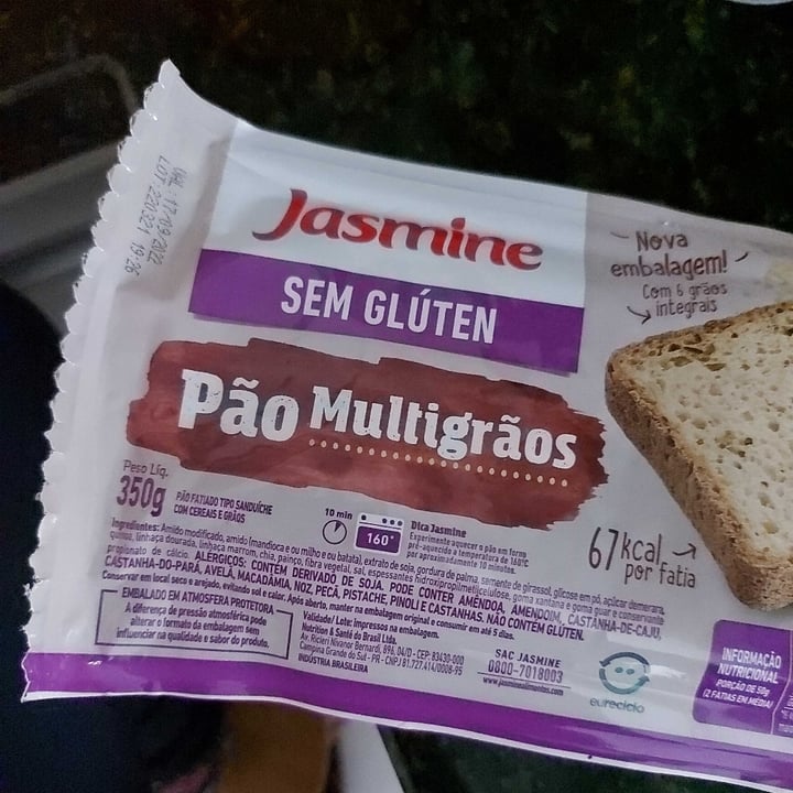 review photo of Jasmine Pão Multigrãos shared by @cibeleramos on 11 May 2022 - review