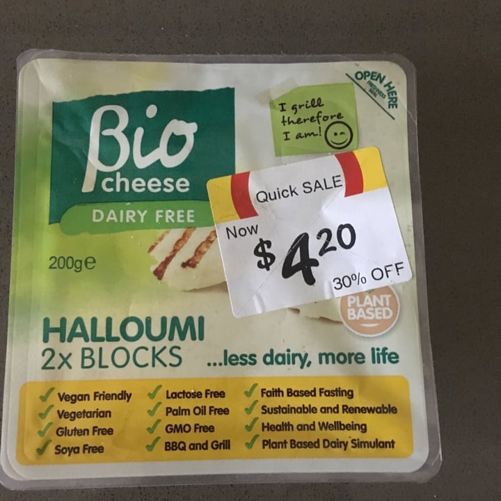 review photo of Bio Cheese Halloumi shared by @vegandancingqueen on 11 Feb 2020 - review