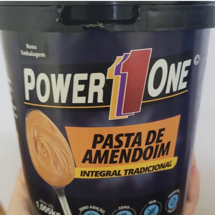photo of Power1one Pasta de amendoim shared by @clauresanchez on  05 Aug 2022 - review