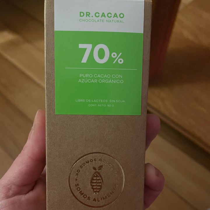 photo of Dr. Cacao Chocolate 70% Cacao con Azucar Organica shared by @mariacp on  18 Jul 2022 - review