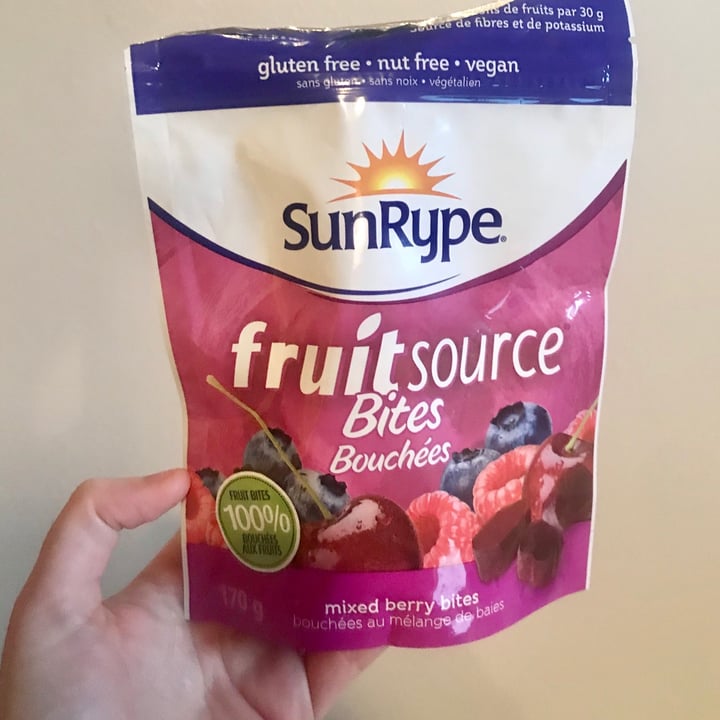 photo of Sun-Rype Fruit Source Mixed Berry Bites shared by @kaylabear on  21 May 2020 - review