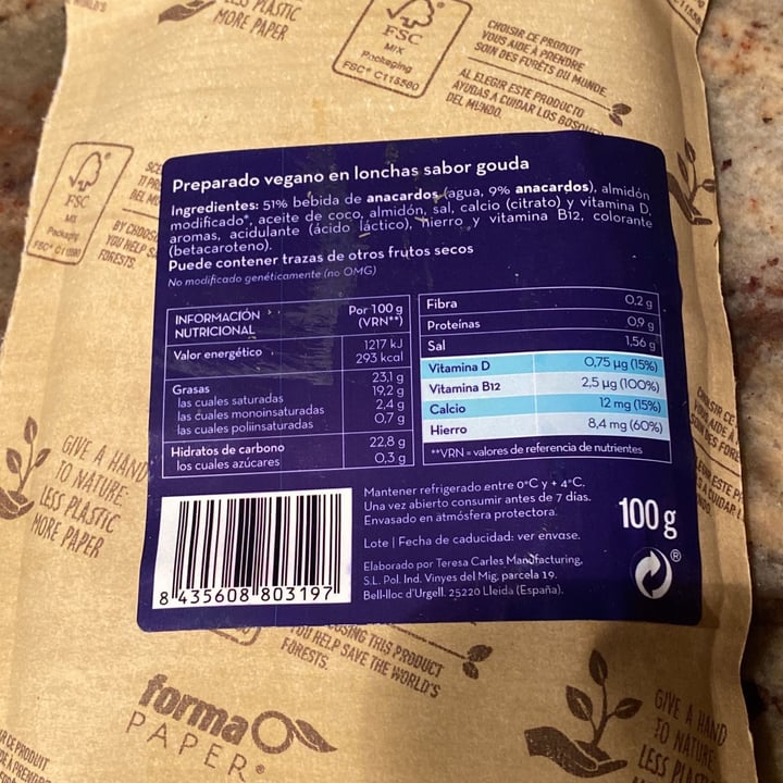 photo of Flax & Kale Lonchas Estilo Gouda shared by @giulia20 on  12 Nov 2021 - review