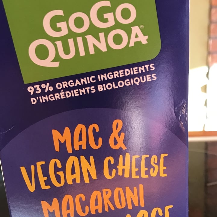 review photo of GoGo Quinoa Mac and cheese shared by @sylvainvegan on 05 Dec 2021 - review