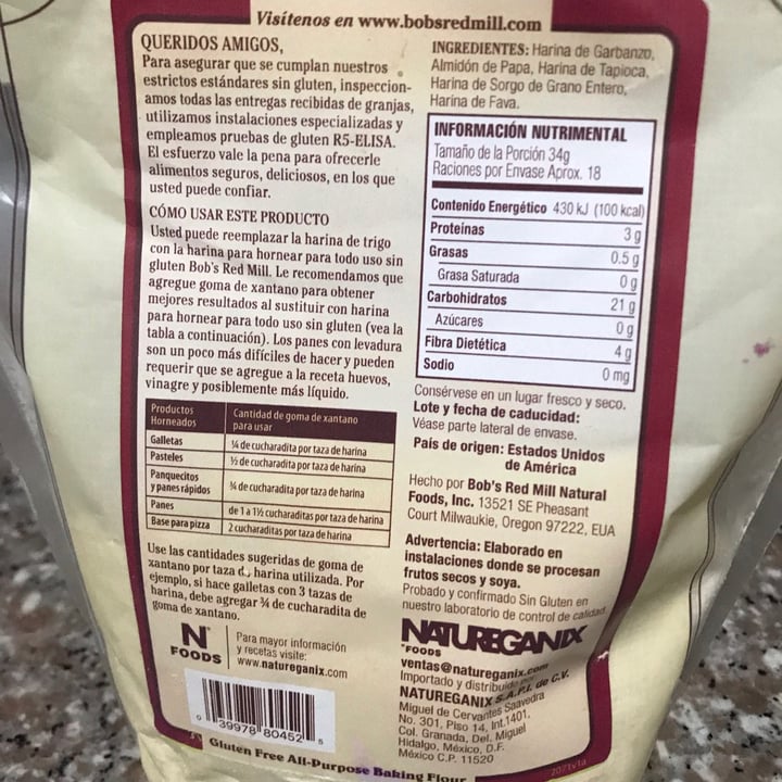 photo of Bob's Red Mill Bob’s Red Mill Gluten Free All Purpose Flour shared by @bedid on  13 Jul 2021 - review