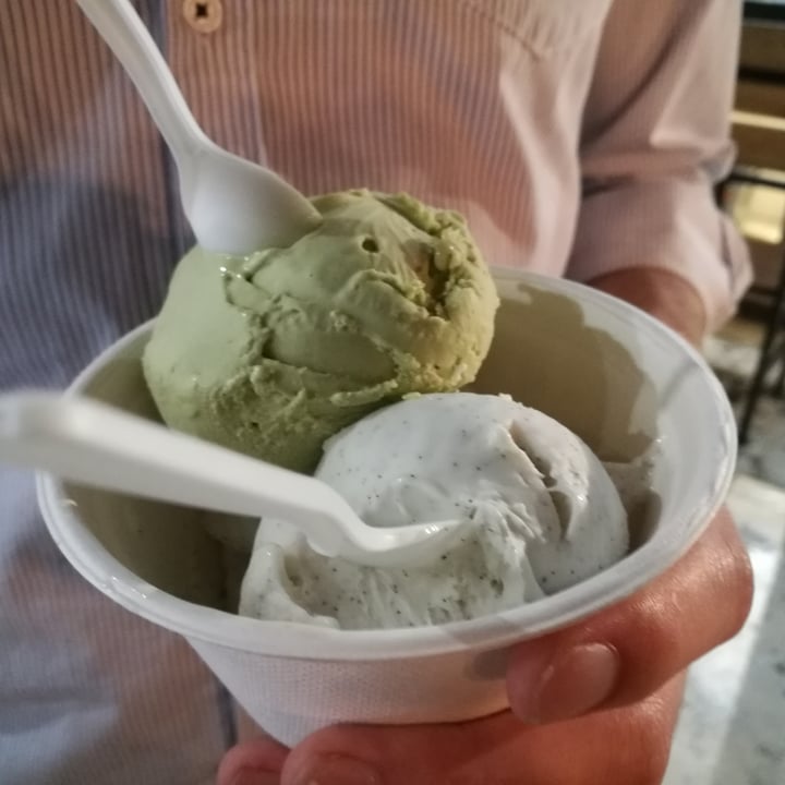 photo of Unframed Ice Cream Matcha tea vegan ice cream shared by @junkfoodvegans on  02 Aug 2020 - review