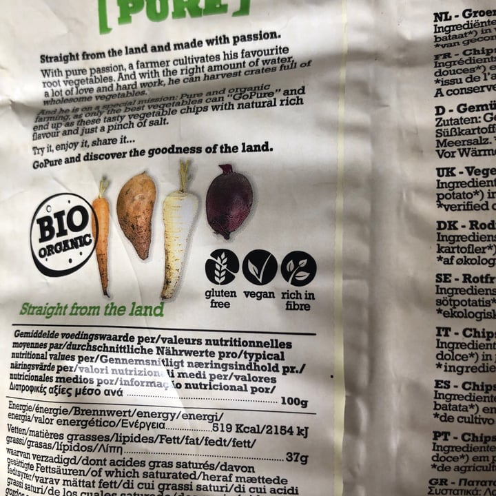 review photo of Go Pure Vegetable Chips Mixed Varietes shared by @silviablupin on 14 Apr 2022 - review