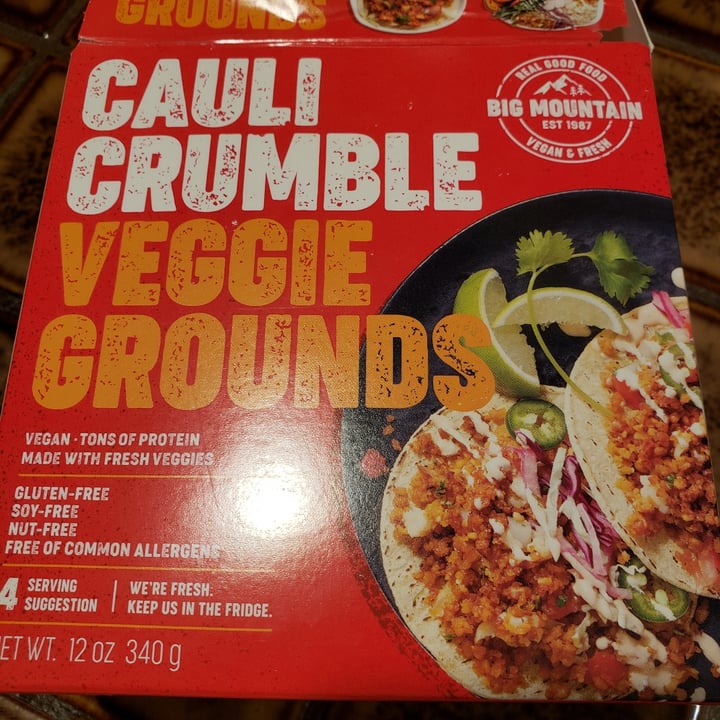 review photo of Big Mountain Foods Cauli Crumble Veggie Grounds shared by @leannet on 02 Feb 2022 - review