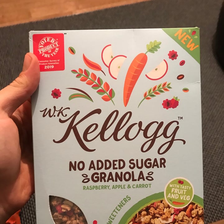 review photo of Kellogg's No Added Sugars Granola, Raspberry, Apple And Carrot shared by @ilbue on 08 Oct 2020 - review