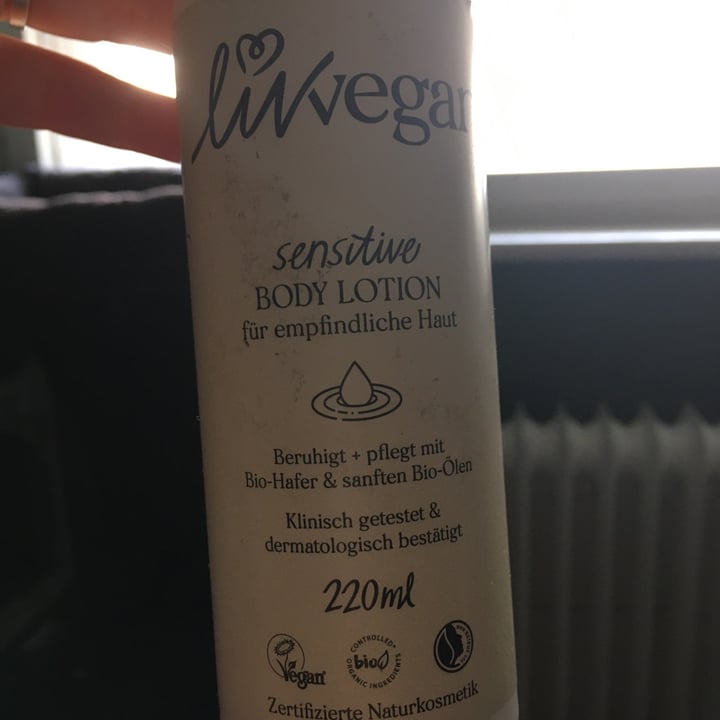 photo of LivVegan Sensitive Body Lotion shared by @festi on  19 May 2020 - review
