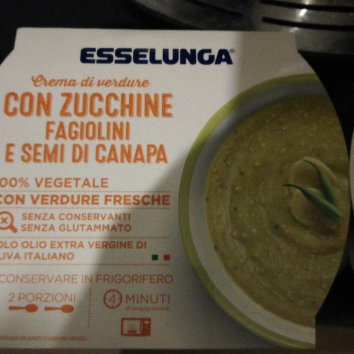 photo of  Esselunga Crema di verdure. Con zucchine e semi di canapa shared by @biagio on  06 Oct 2021 - review