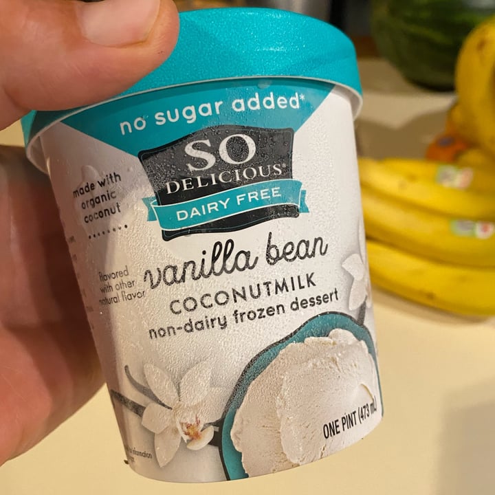 photo of So Delicious Dairy Free Vanilla Bean Coconutmilk No Sugar Added shared by @wendyatoddmaninn on  01 Jun 2022 - review
