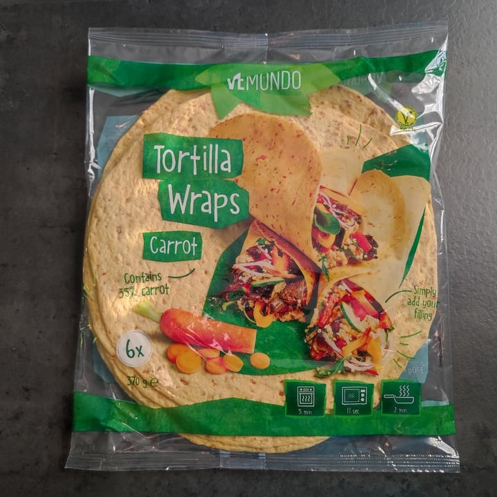 photo of Vemondo Tortilla wraps carrots shared by @ilmirko on  28 Aug 2022 - review