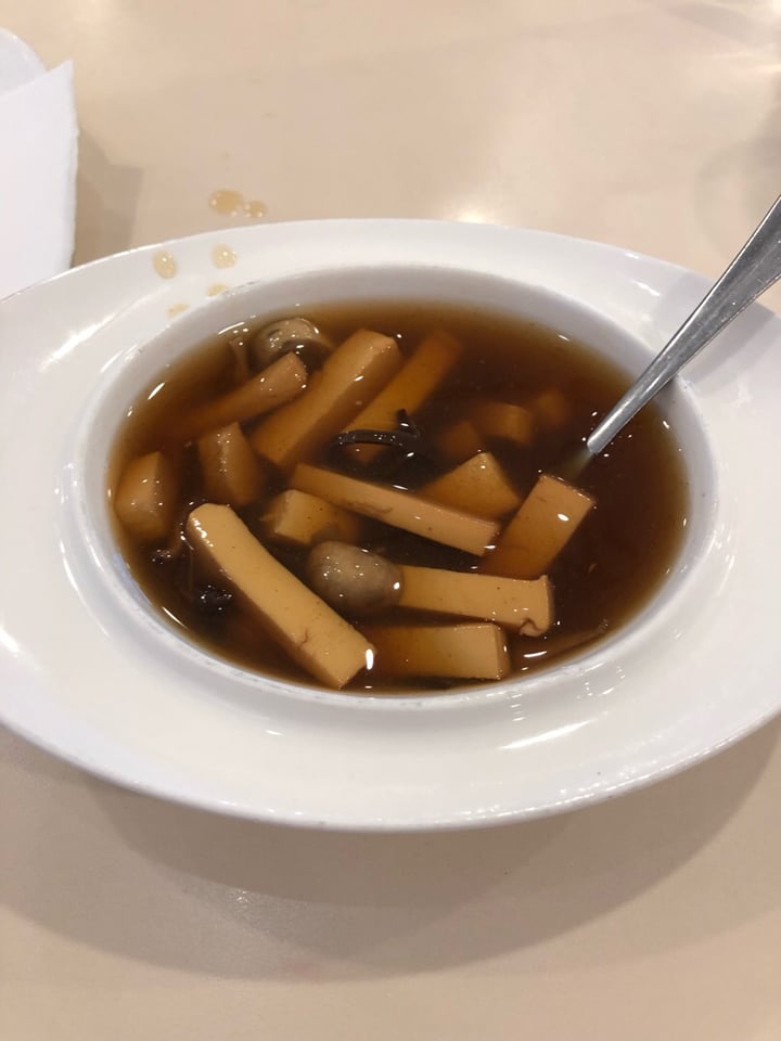 photo of VeGreen Vegetarian Fusion Restaurant Hot and Sour Soup shared by @lilybug on  16 Mar 2019 - review