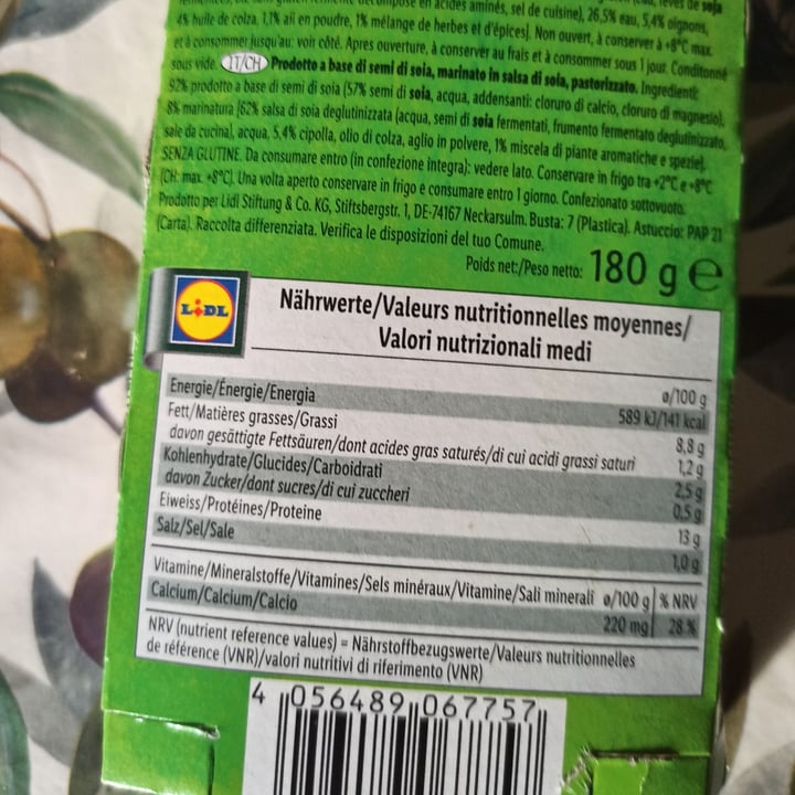 review photo of Vemondo Tofu Marinato shared by @sirgloyn on 12 Nov 2021 - review