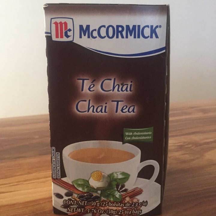 photo of McCormick Té Chai shared by @isasalazar on  01 Nov 2021 - review