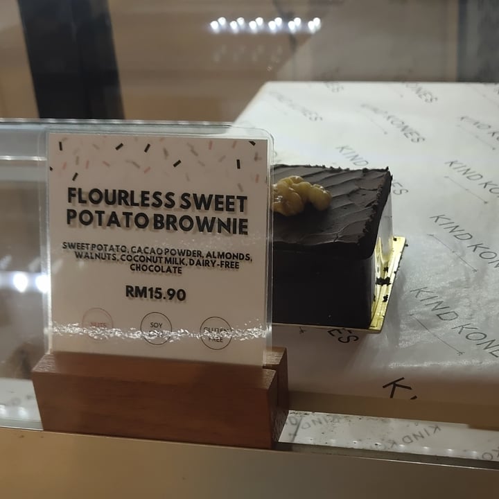 photo of Kind Kones Bangsar Village GF Sweet potato brownie shared by @stevenneoh on  04 Dec 2020 - review