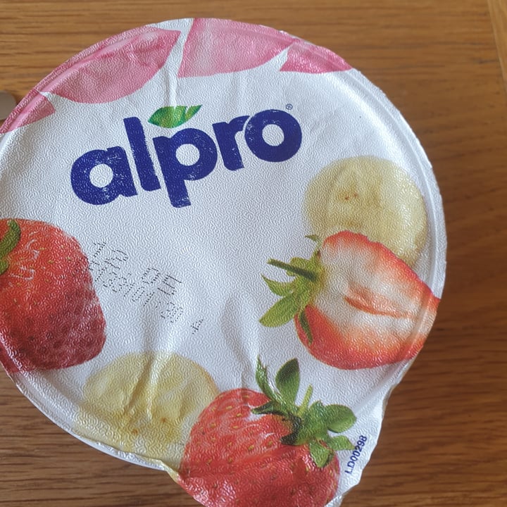 photo of Alpro Strawberry and Banana Yogurt shared by @jennia on  15 Apr 2021 - review